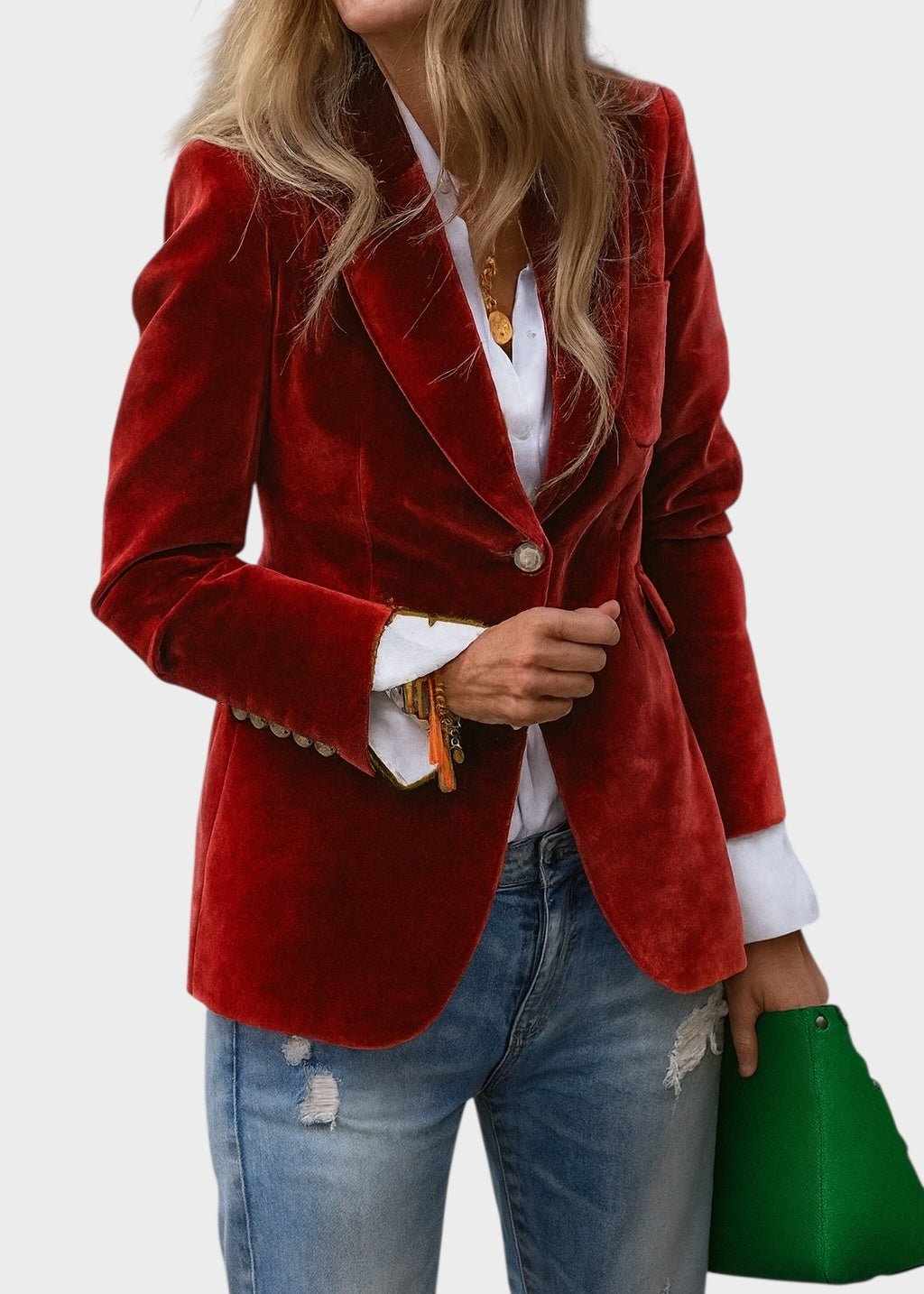 Clara | Women's Elegant Single-Button Tailored Blazer