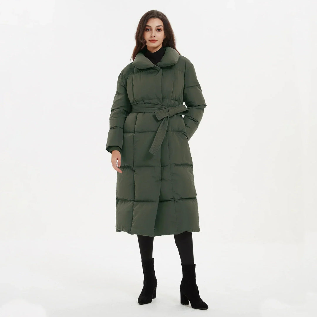 Velora | Quilted Puffer Coat – Stylish Mid-Length Design for Women