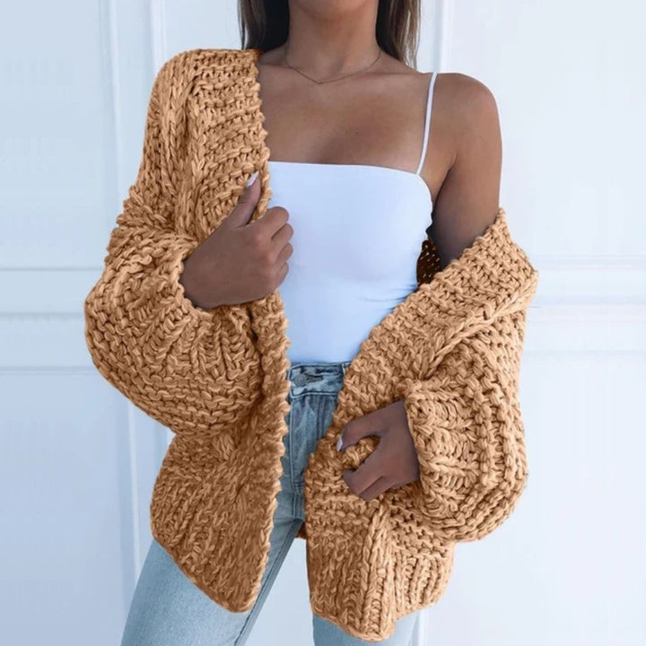 Solène | Chunky Knit Open Cardigan