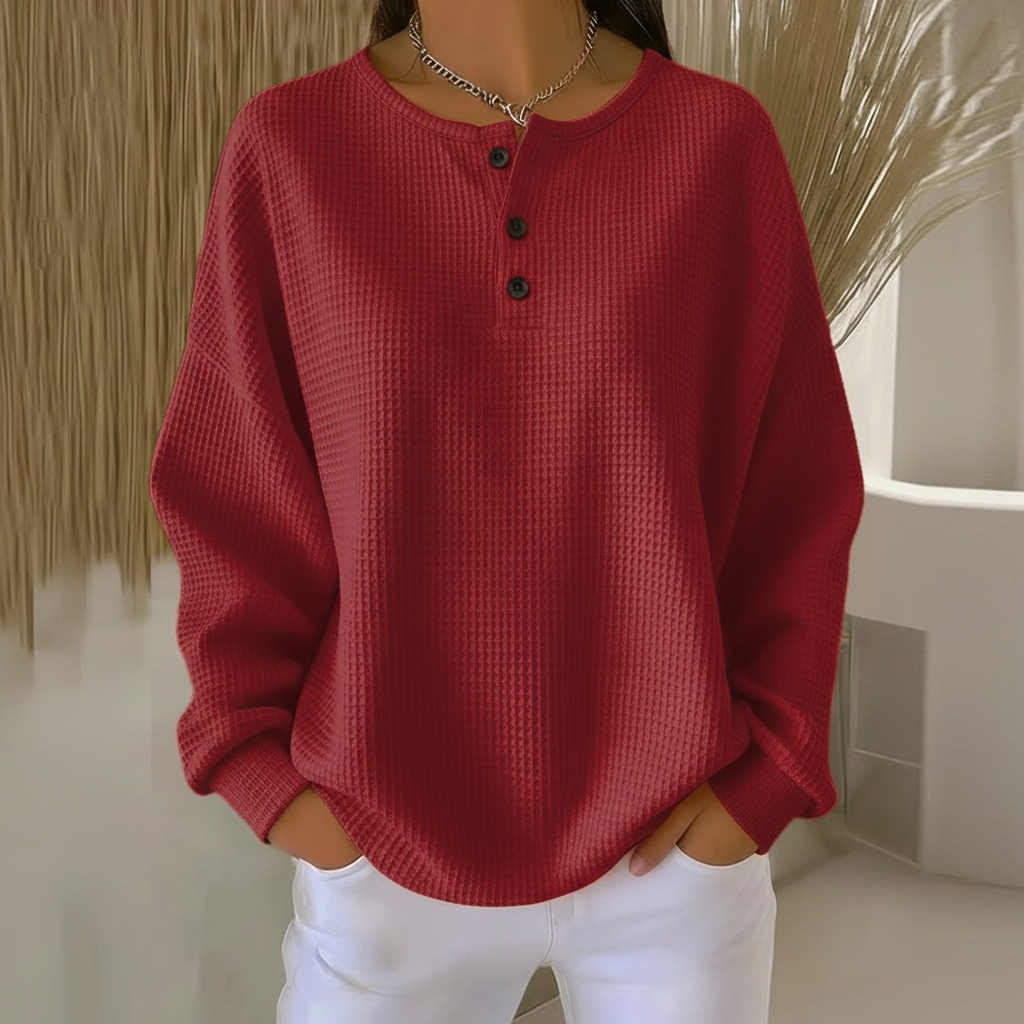 Aloura | Maglione in maglia waffle testurizzata dalla vestibilità comoda