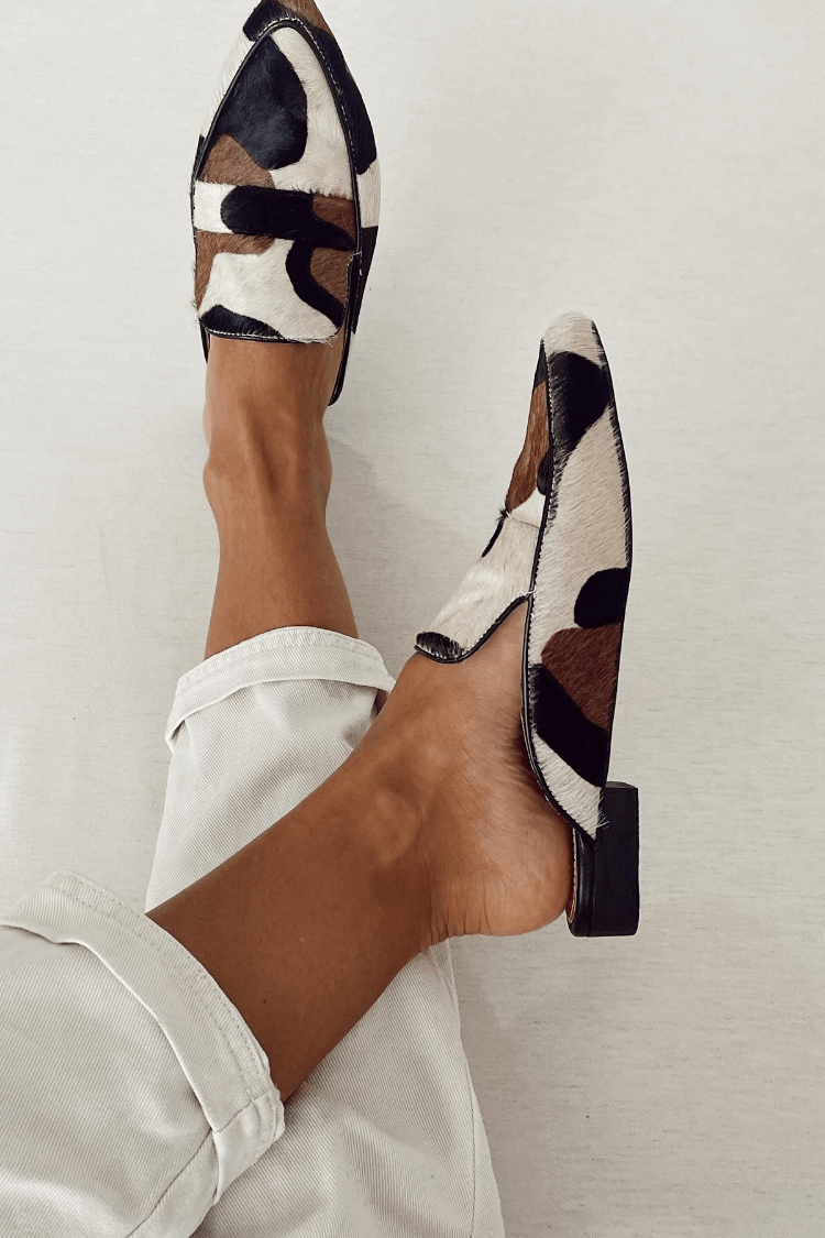 Mary | Markante Damen-Loafer mit Animalprint