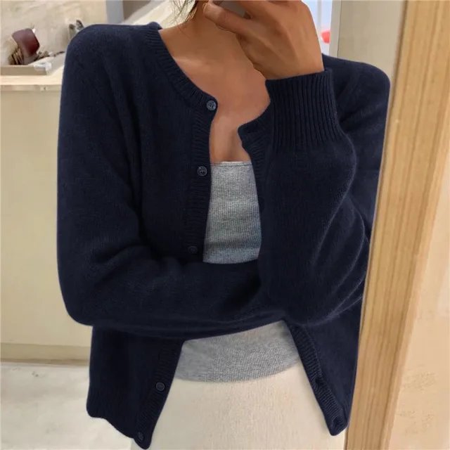 Lucienne | Strickjacke mit Knopfleiste vorn