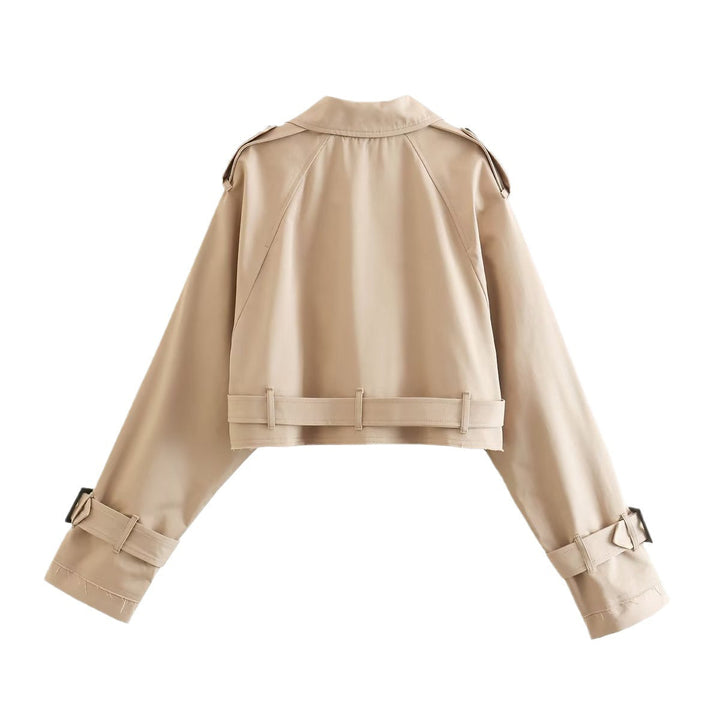 Elise | Women's Elegant Tailored Short Trench Coat