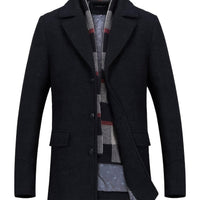 Alaric | Warm Refined Wool-Blend Trench Coat