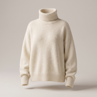 Chloe | Oversize-Rollkragenpullover aus Kaschmir-Mix