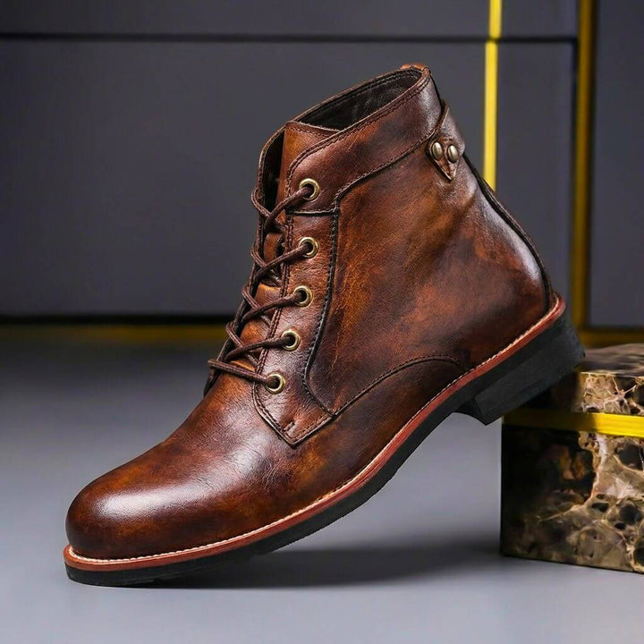 Brooks | Retro Leather Vintage Boots