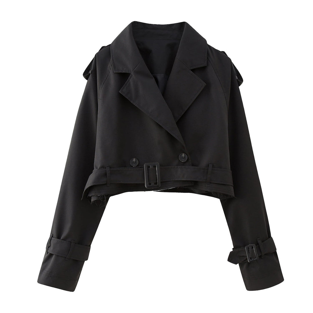 Elise | Women's Elegant Tailored Short Trench Coat