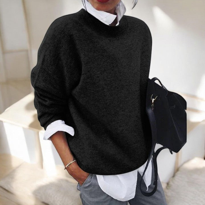 Elowen | Maglione in maglia morbido dalla vestibilità rilassata