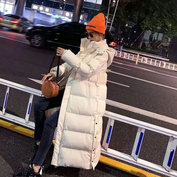 Valora | Maxi-Length Hooded Puffer Coat for Women