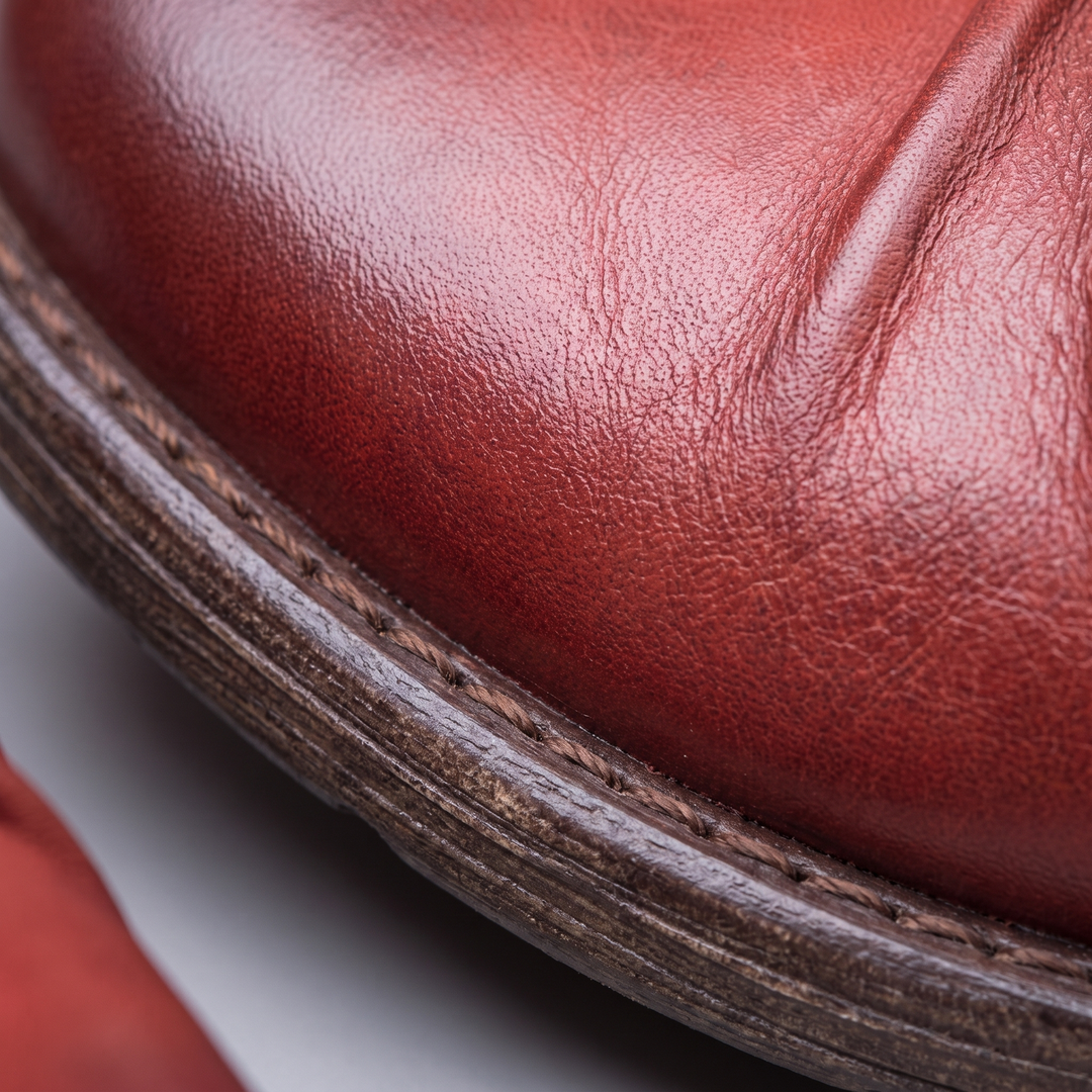 Nora | Genuine-Leather Cushioned Side-Zip Ankle Boots - Image 8