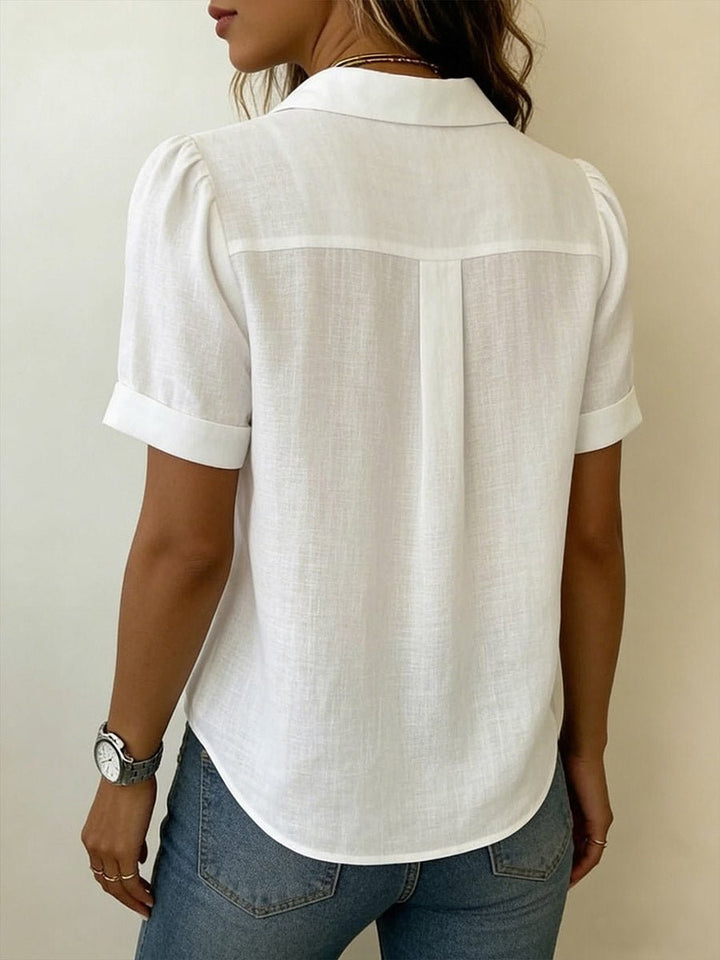 Maren | Short-Sleeve Blouse – Timeless and Versatile Style