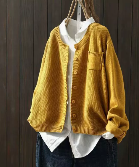 Evelisse | Lässige, oversized Strickjacke für Damen