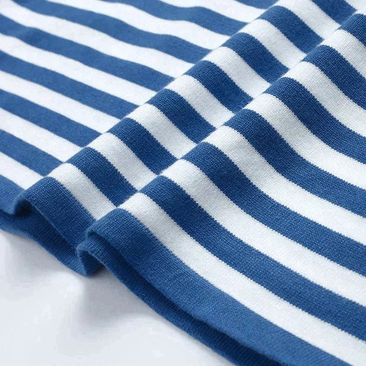 Marina | Nautical Striped Cotton Sweater