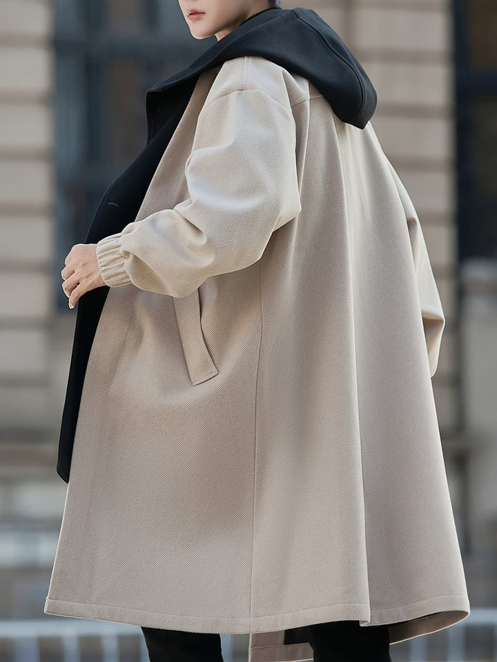 Harrison | Hooded Longline Coat – Refined Style for Women