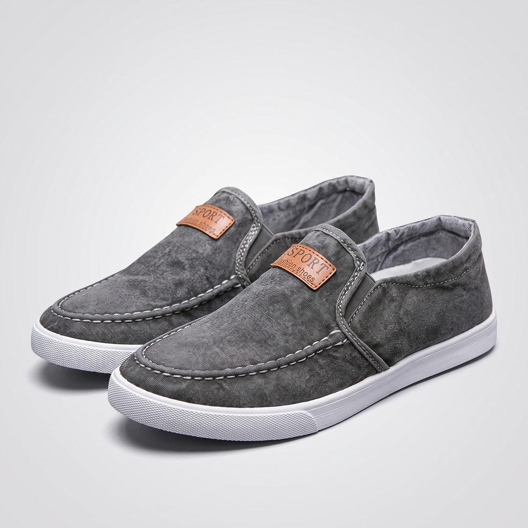 Caleb | Breathable Canvas Everyday Slip-On Loafers - Image 2