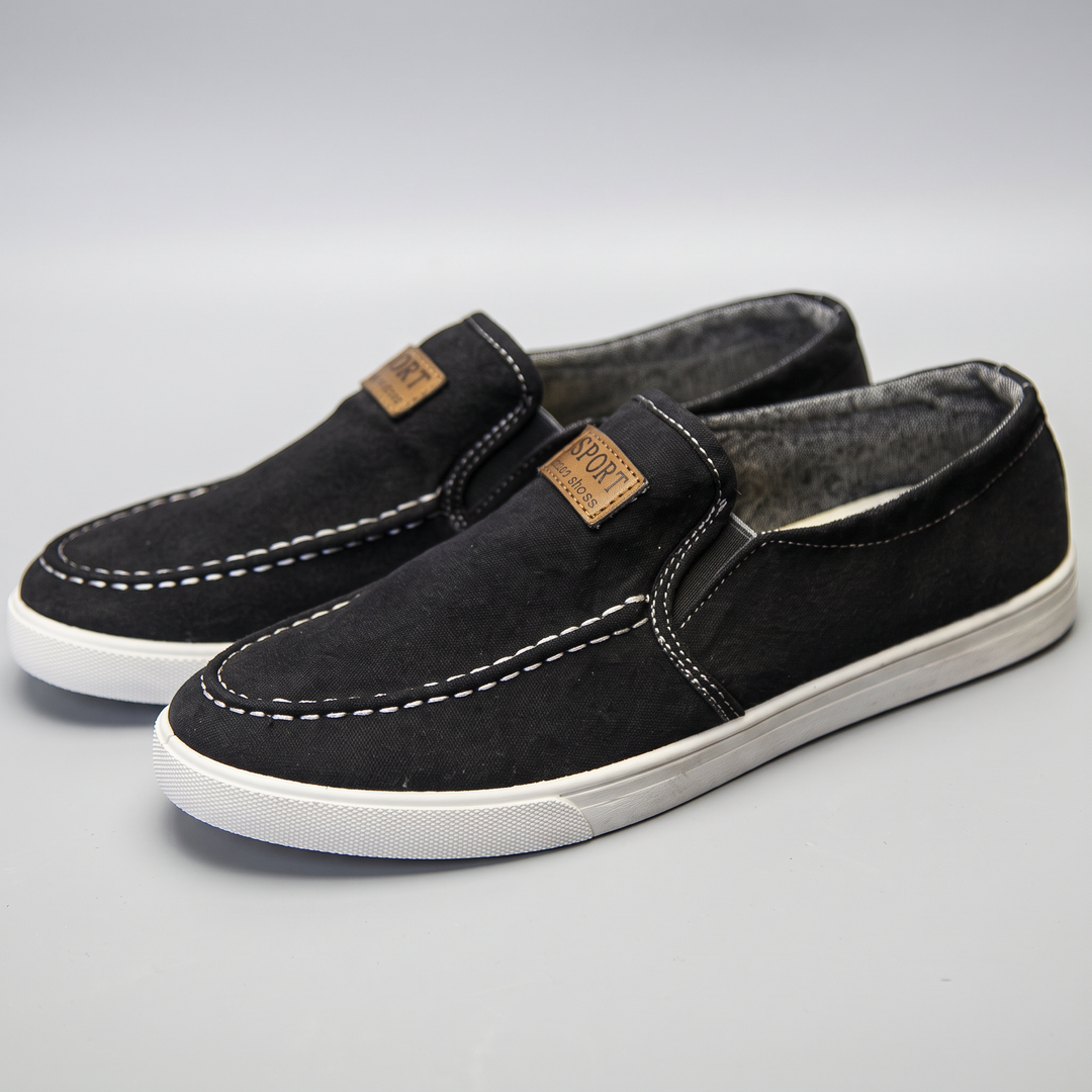 Caleb | Breathable Canvas Everyday Slip-On Loafers - Image 3