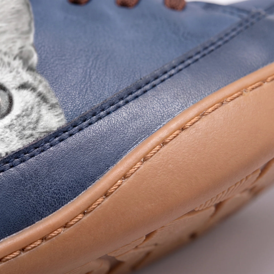 Celeste | Feline-Print Knee-High Boots