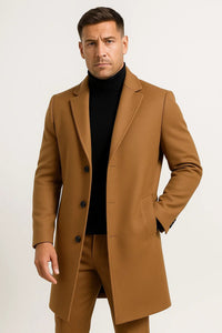 Julian | Maßgeschneiderter Winter-Trenchcoat in mittlerer Länge