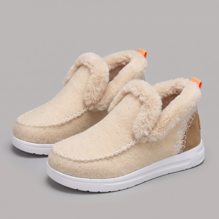 Wynter | Slip-On Boots – Fleece-Lined Winter Comfort for Women