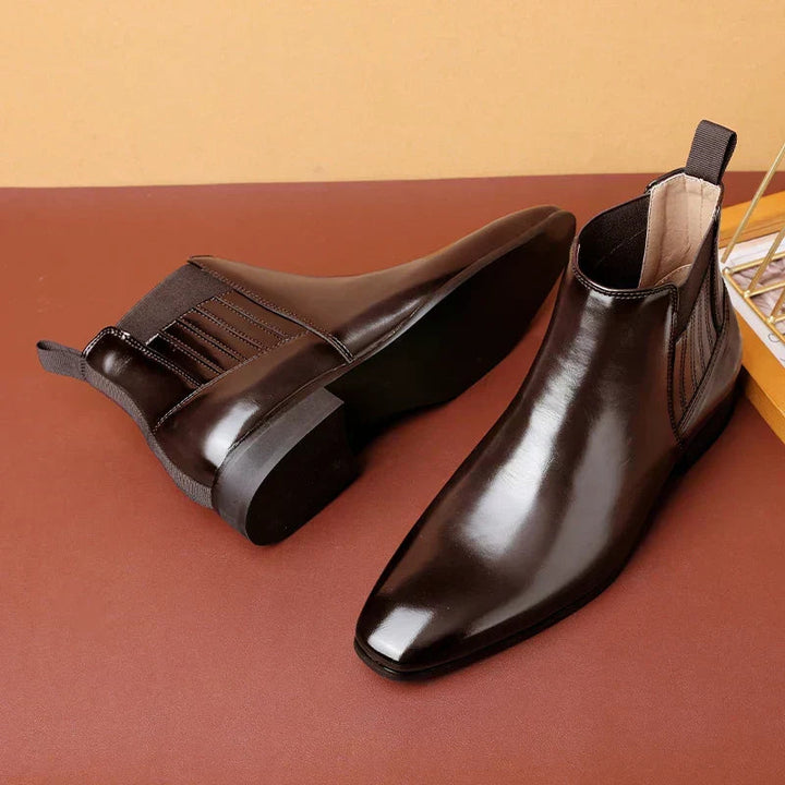 Edwina | Women's Elegant Pointed Toe Chelsea Ankle Boots