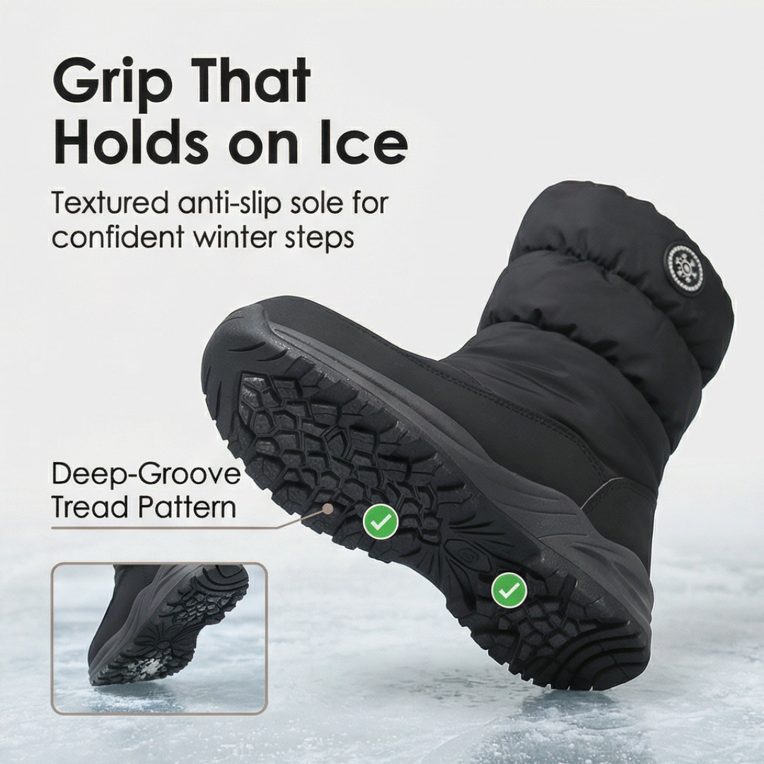 Warmstep | Waterproof Fur Lined Winter Boots for Women