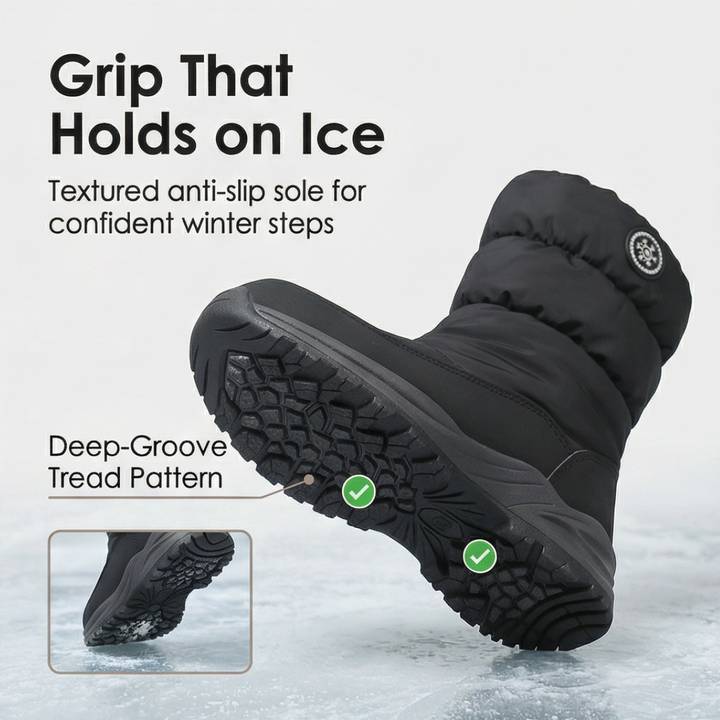 Warmstep | Waterproof Fur Lined Winter Boots for Women