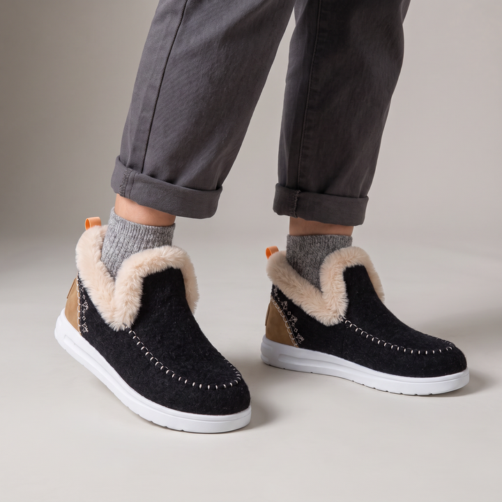 Wynter | Slip-On Boots – Fleece-Lined Winter Comfort for Women