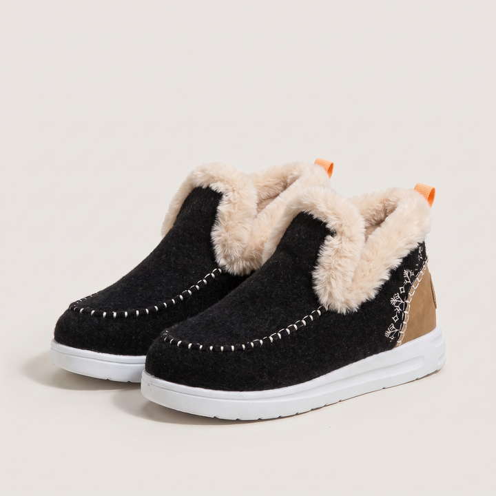 Wynter | Slip-On Boots – Fleece-Lined Winter Comfort for Women