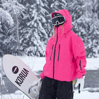 Willa | Unisex-Kapuzenjacke für den Winter, zum Skifahren und für Outdoor-Aktivitäten