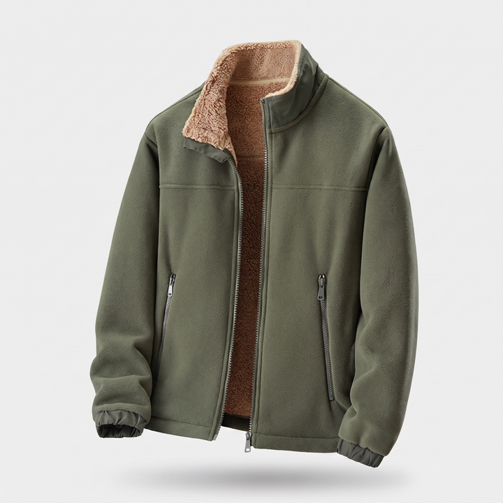 Zerano | Fleece Jacket – Lightweight Stand-Up Collar for Comfort