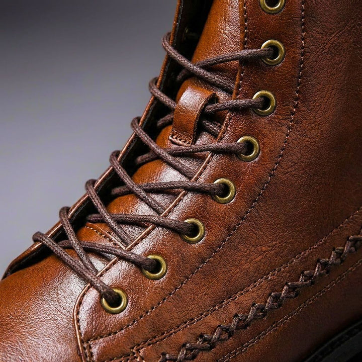 Emerson | Genuine Italian Leather Vintage Boots