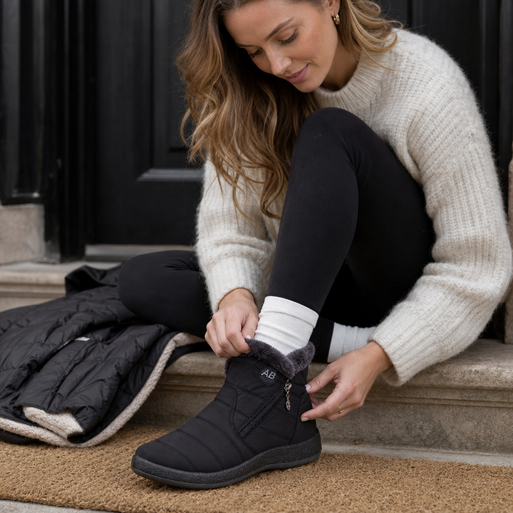 Lunavia | Ankle Boots – Plush-Lined Water-Repellent Style for Women