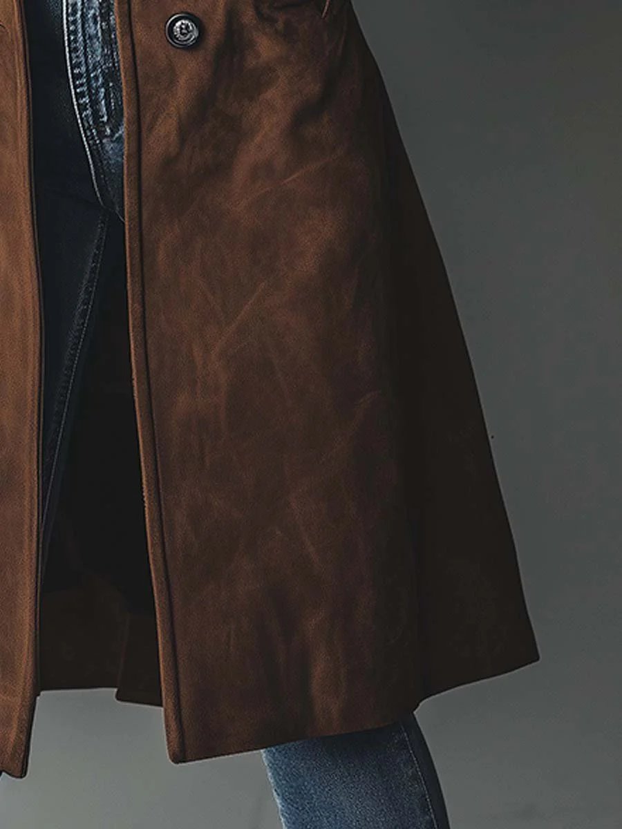Odette | Women's Elegant Longline Double-Breasted Trench Coat