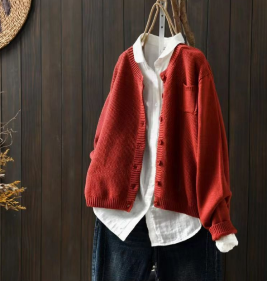 Evelisse | Lässige, oversized Strickjacke für Damen