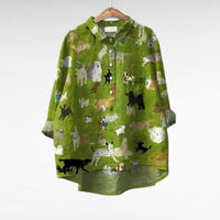 Marlowe | Animal-Print Lightweight Relaxed Blouse
