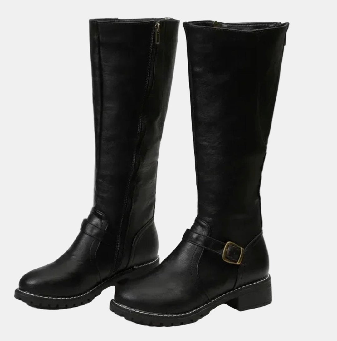 Aurelia | Women's Tall Riding Knee-High Block Heel Boots