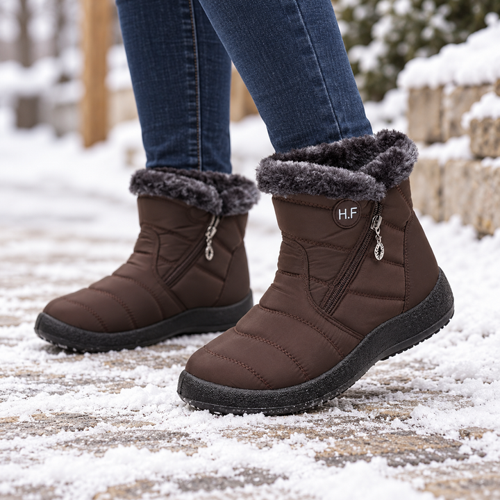 Lunavia | Ankle Boots – Plush-Lined Water-Repellent Style for Women