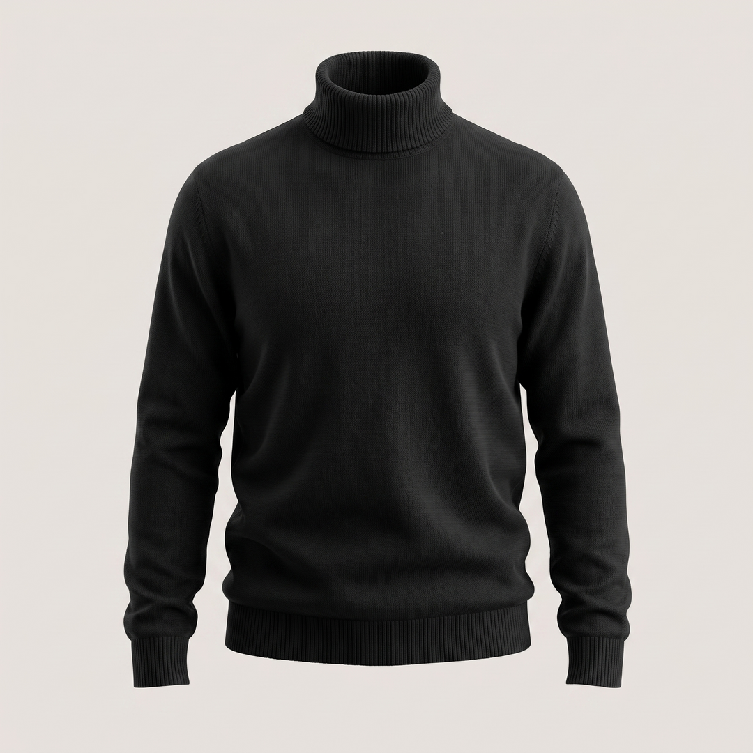 Northpeak | Merino Turtleneck Sweater – Refined Warmth for Men