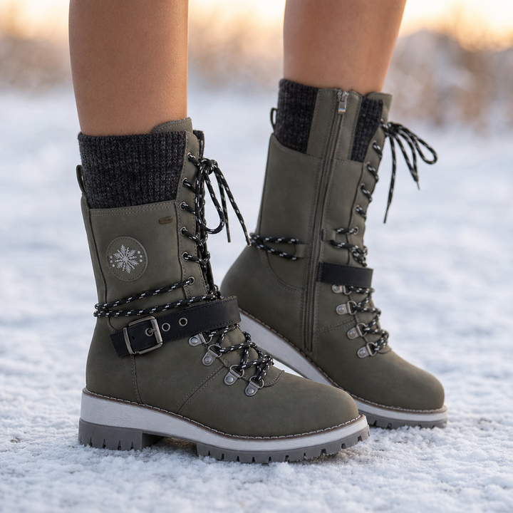 Cozette | Knit-Shaft Chelsea Boots – Comfortable Winter Style