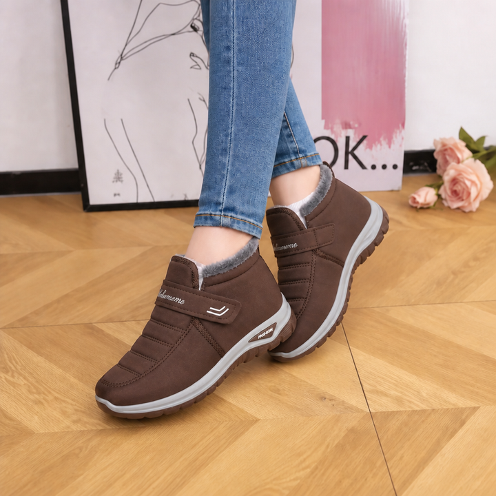 Cozara | Fur Lined Winter Boots – Slip On Design for Comfort