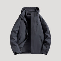 Landon | Giacca outdoor impermeabile con cappuccio e tasche con cerniera