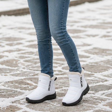 Gripwell | Faux-Fur Lined Waterproof Snow Boots – Casual Winter Style for Women