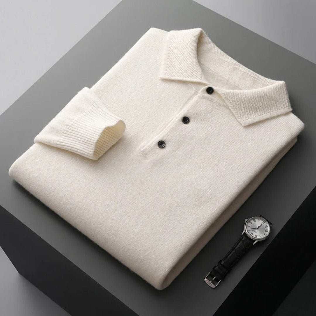 Sebastian | Knitted Sweater – Luxurious Cashmere Style for Men