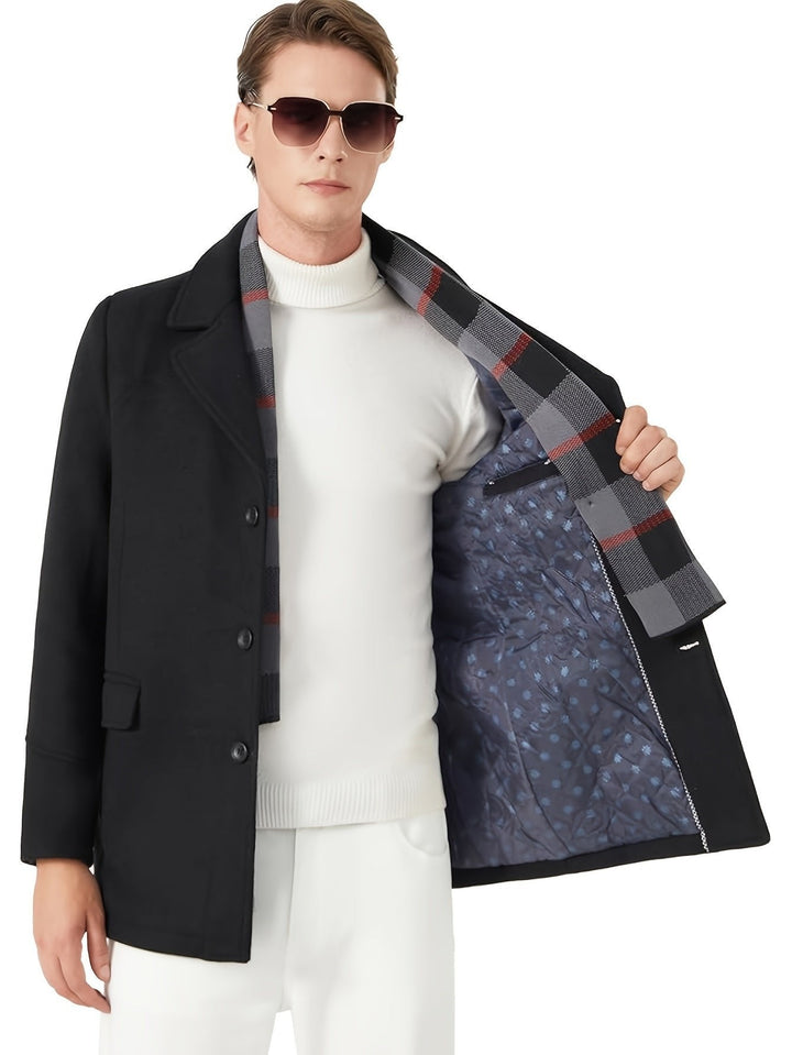 Callum | Tailored Overcoat – Timeless Style for Men