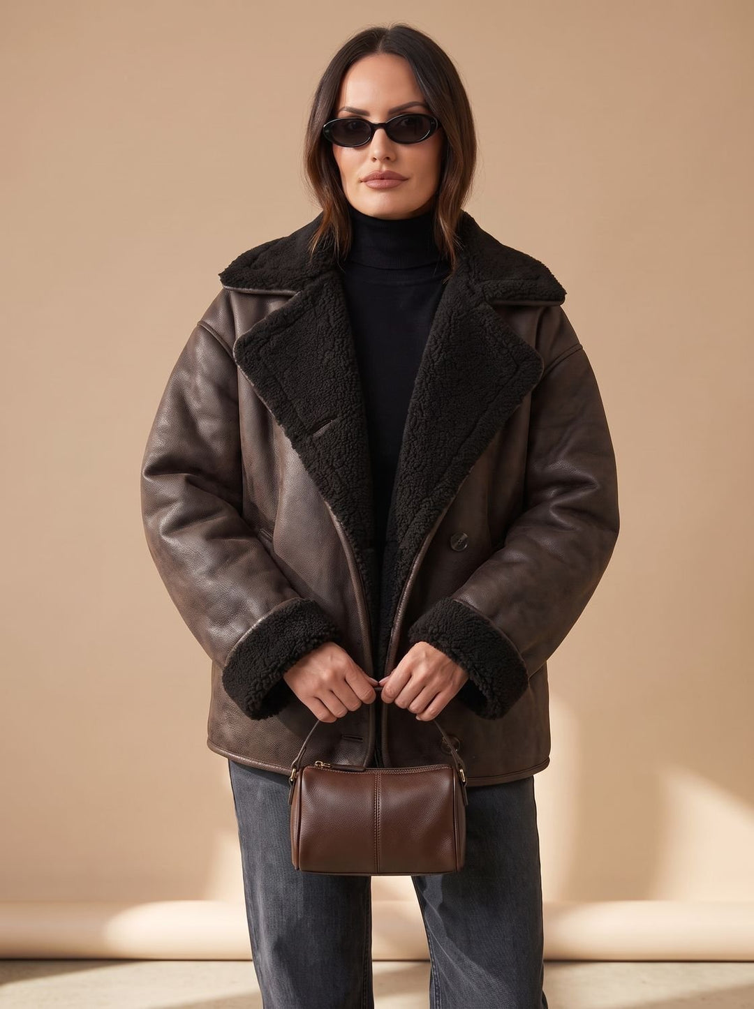Teddy | Oversized Teddy Coat with Button Closure