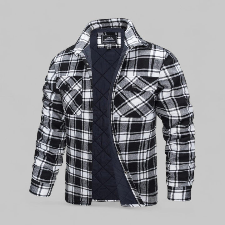 Tobias | Flannel Shirt Jacket – Comfortable Plaid Style