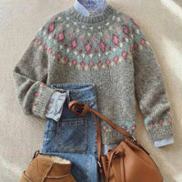 Elsa | Strickpullover mit nordischem Traditionsmuster