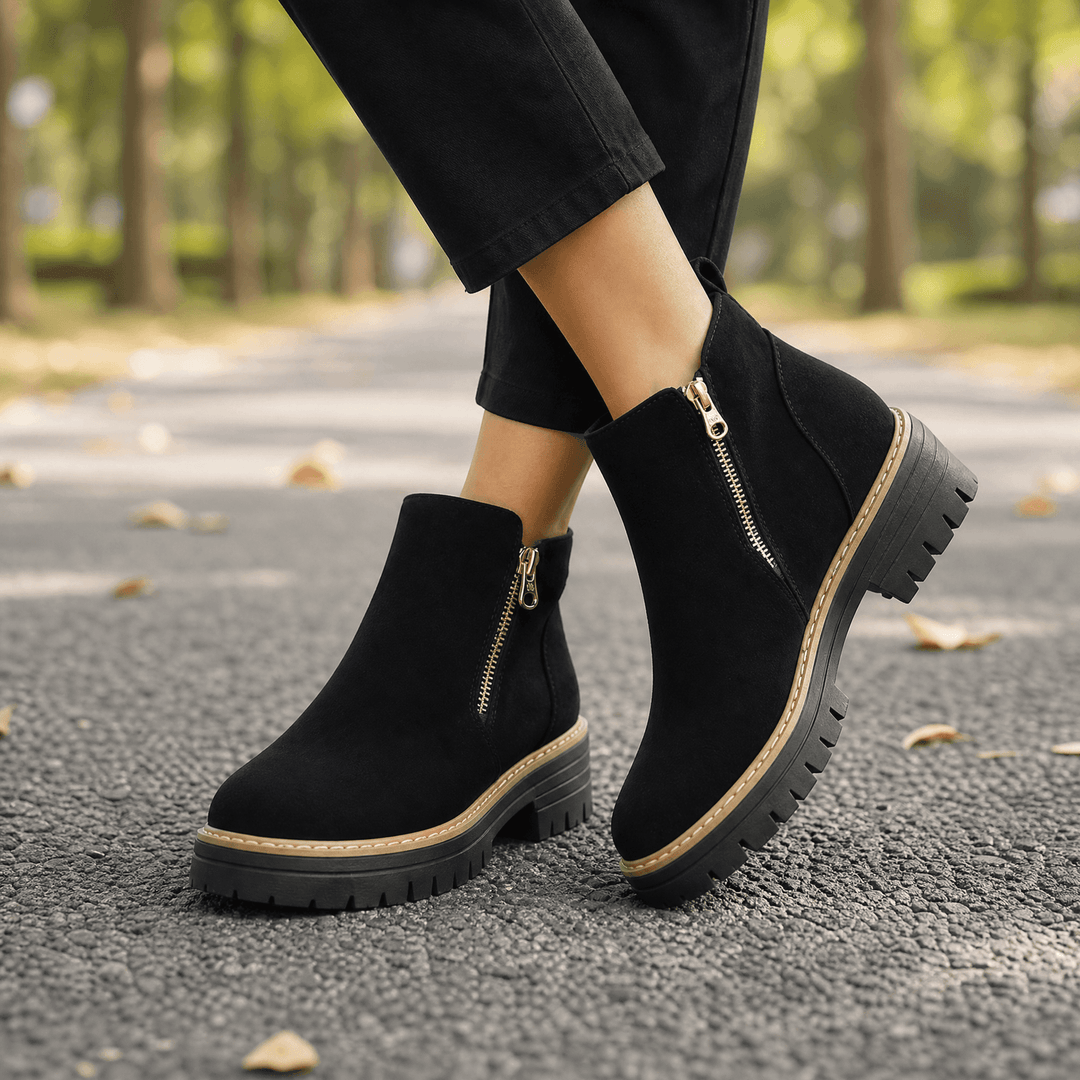 Stepara | Chelsea Boots – Stylish Side-Zip Design for Women