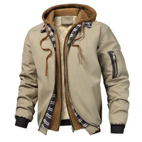 Maxwell | Wind-Resistant Thermal Hooded Bomber Jacket
