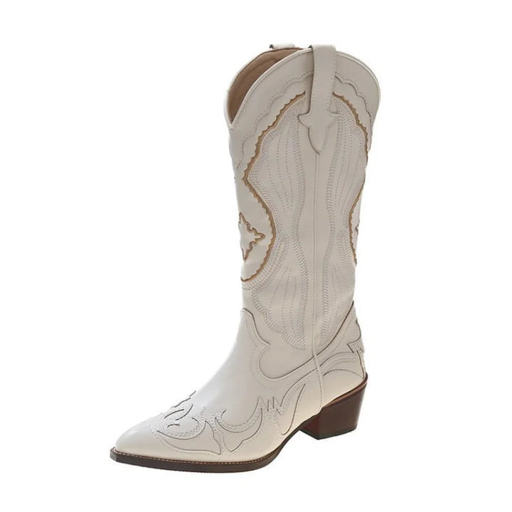 Vivica | Damen-Western-Cowboystiefel mit Stickerei